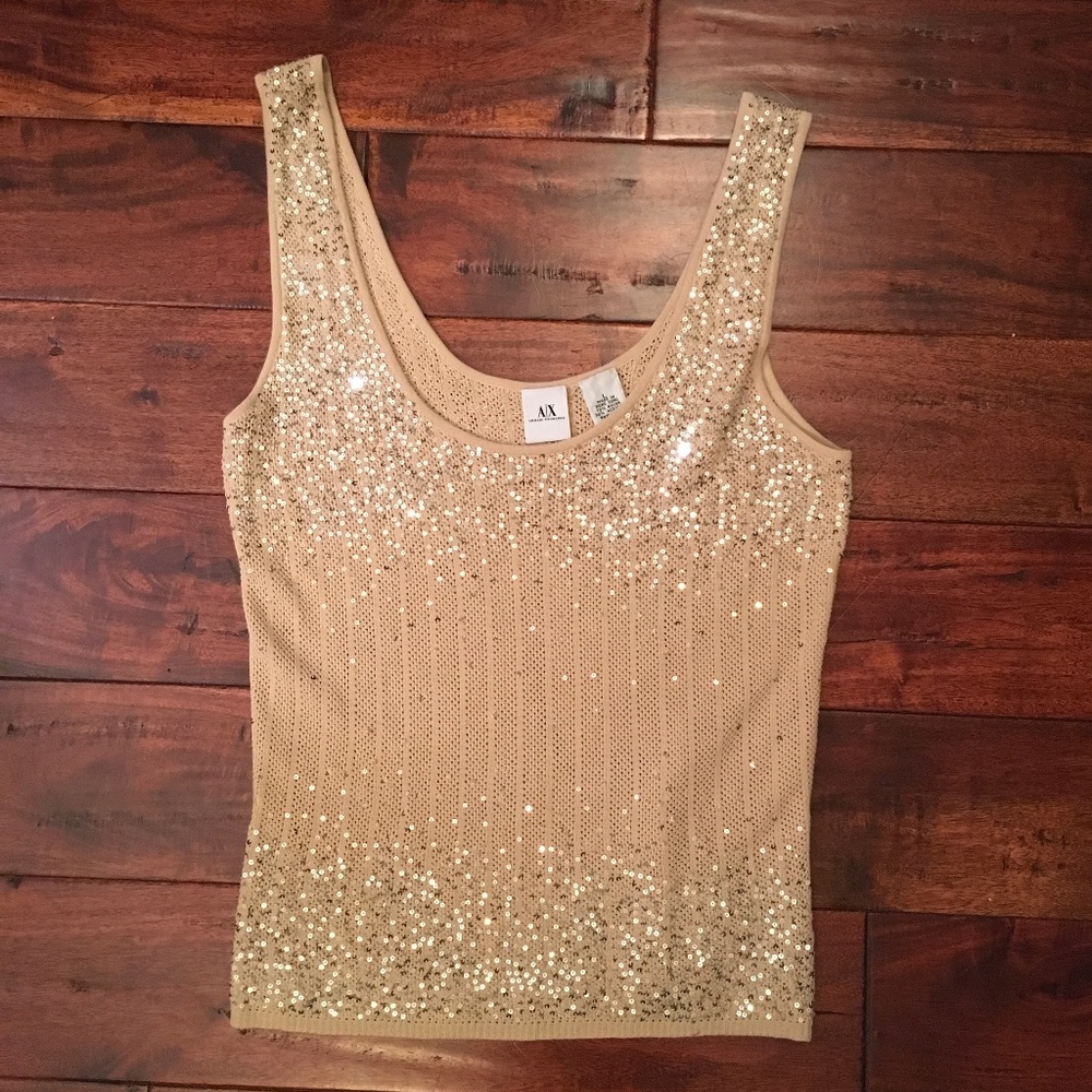Armani Exchange Sequin Tank Top